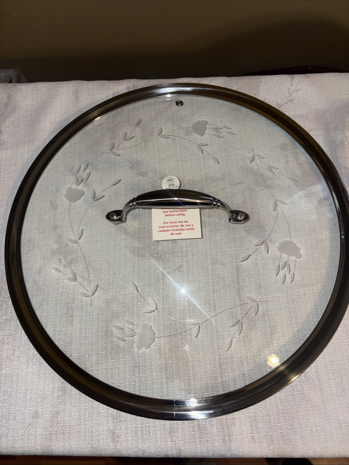 Princess House Tri-Ply Stainless Steel 15”/38.1 cm Paella Pan 10838