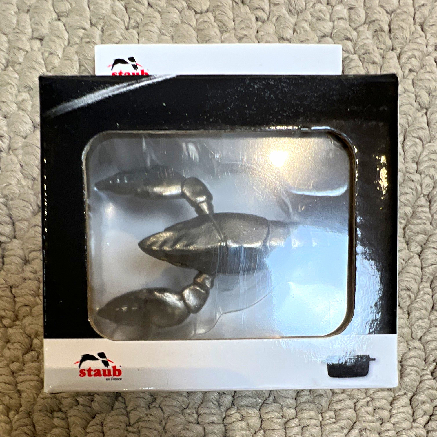 Staub Lobster Lid Knob Handle, Stainless Steel, Oven/Dishwasher Safe 40505