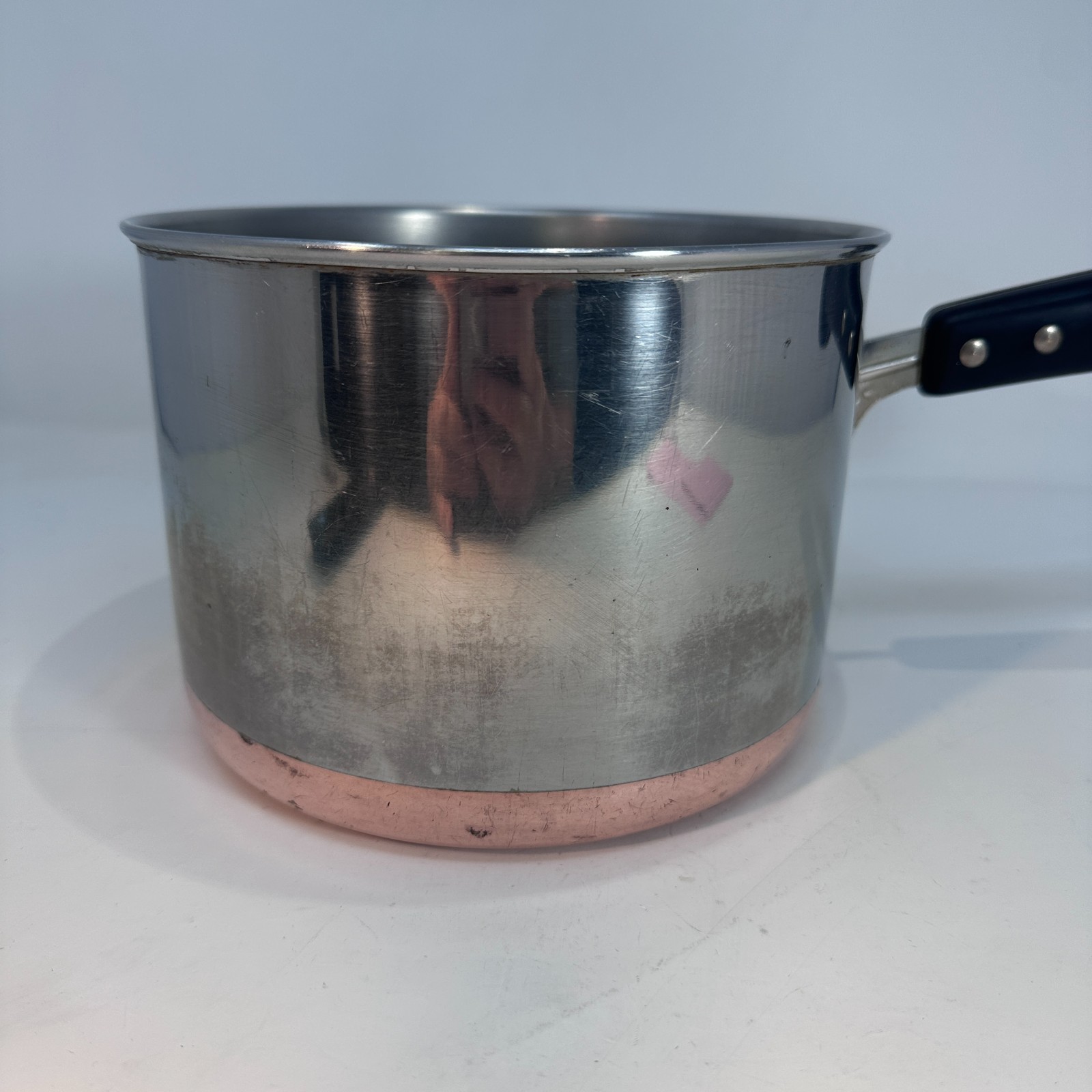 Revere Ware 3 Qt Single Circle Saucepan Bakelite Handle 1936 – 1946 RARE