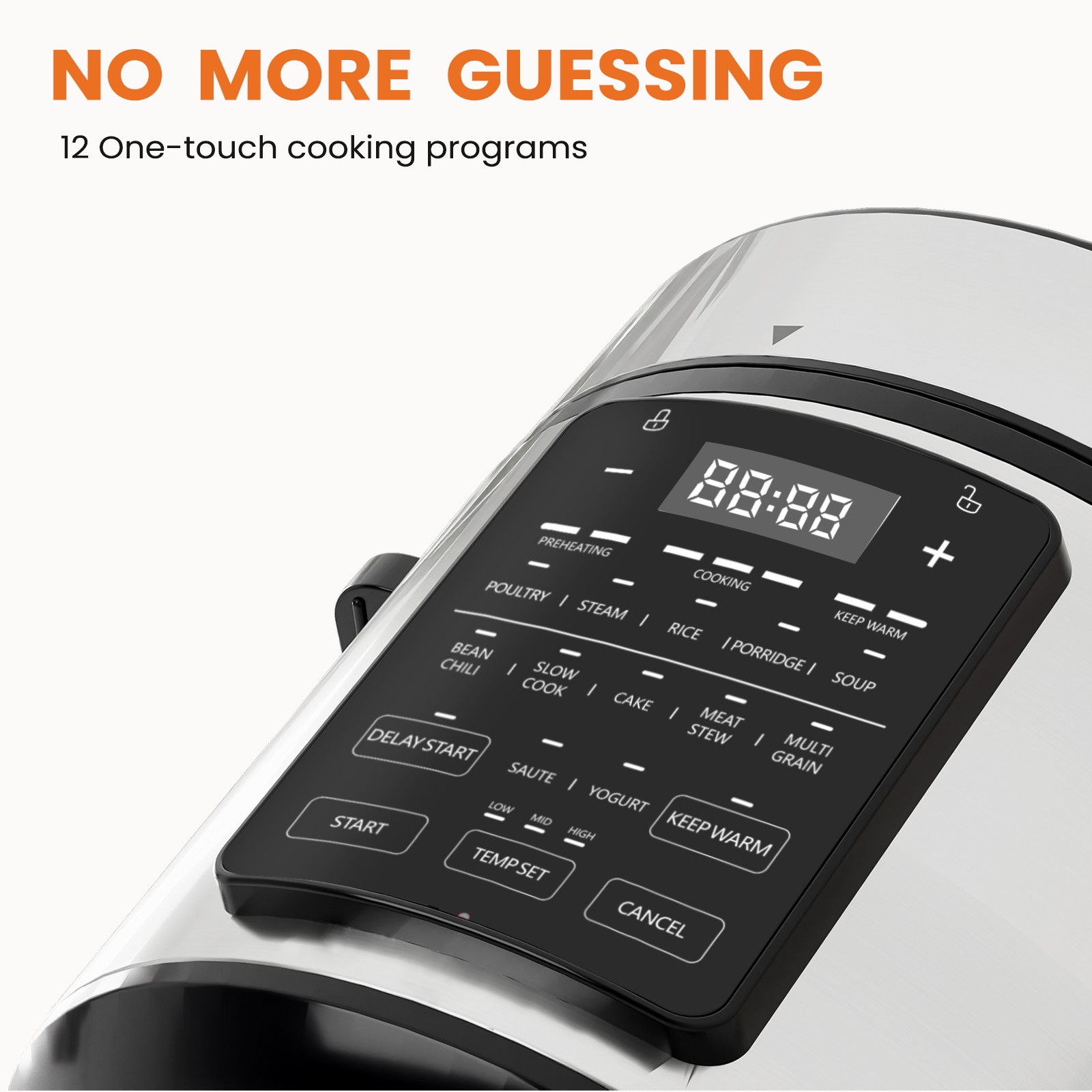 9 In 1 Electric Pressure Cooker, Warmer & Sterilizer, Saute, Slow Cooker, Rice C