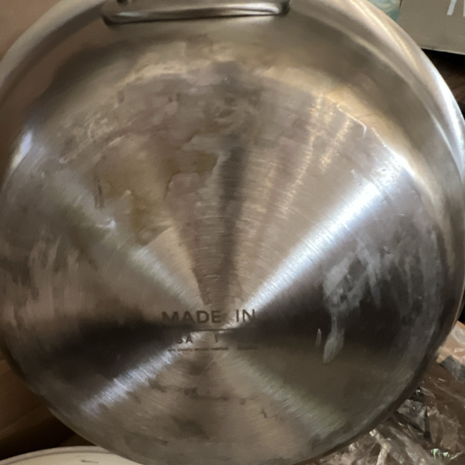 Made In Ceramiclad silver 3-Piece 8”, 10”, 12” Frying Pan Cookware Set Silver