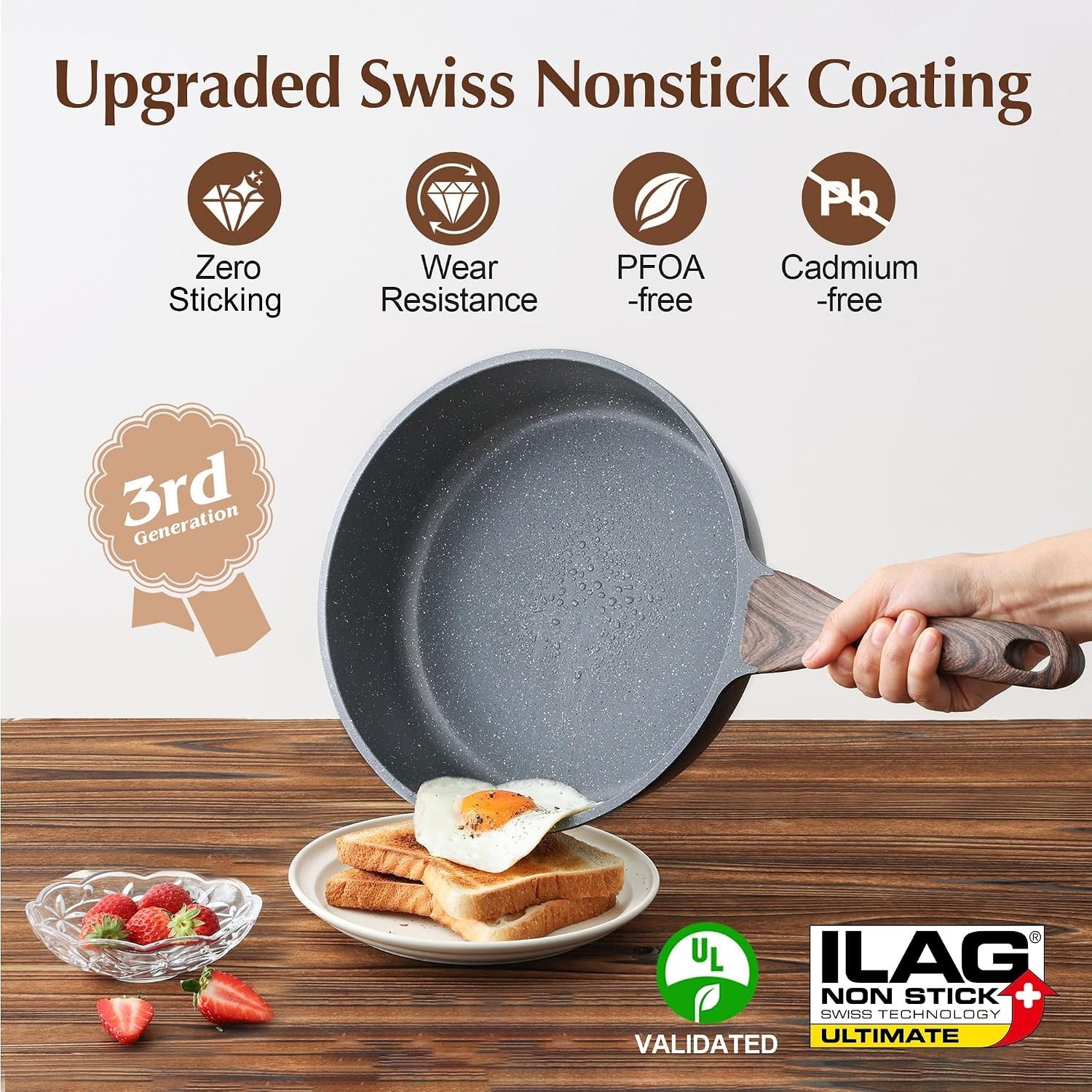 Versatile 10-Inch Deep Fry Pan – Nonstick, Induction Compatible & Easy to Clean