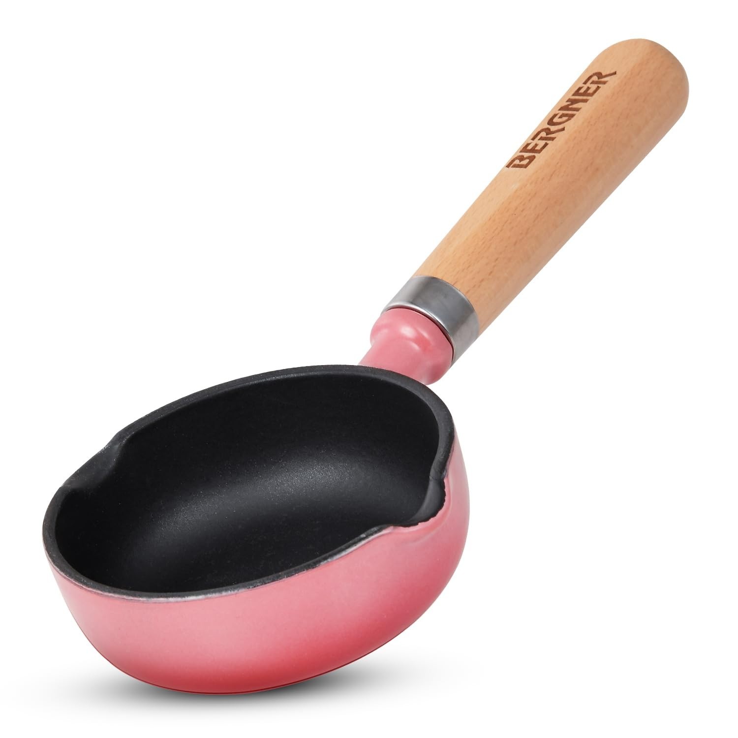 Bergner Excalibur Cast Iron Fry Pan 12Cm Non-Stick Coated Temper Pan PFAS Free