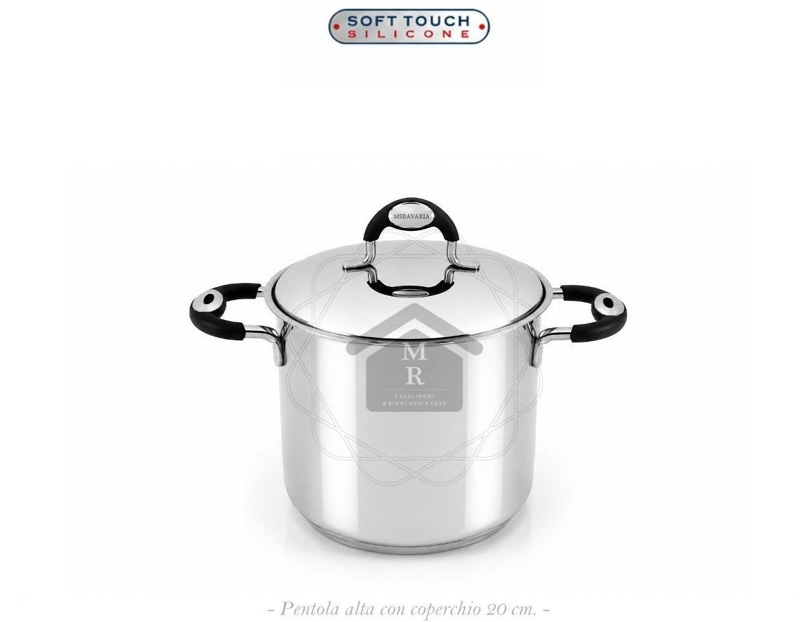 19 Piece 18/10 Stainless Steel Bio Line Induction Bottom MSBavaria Cookware Battery