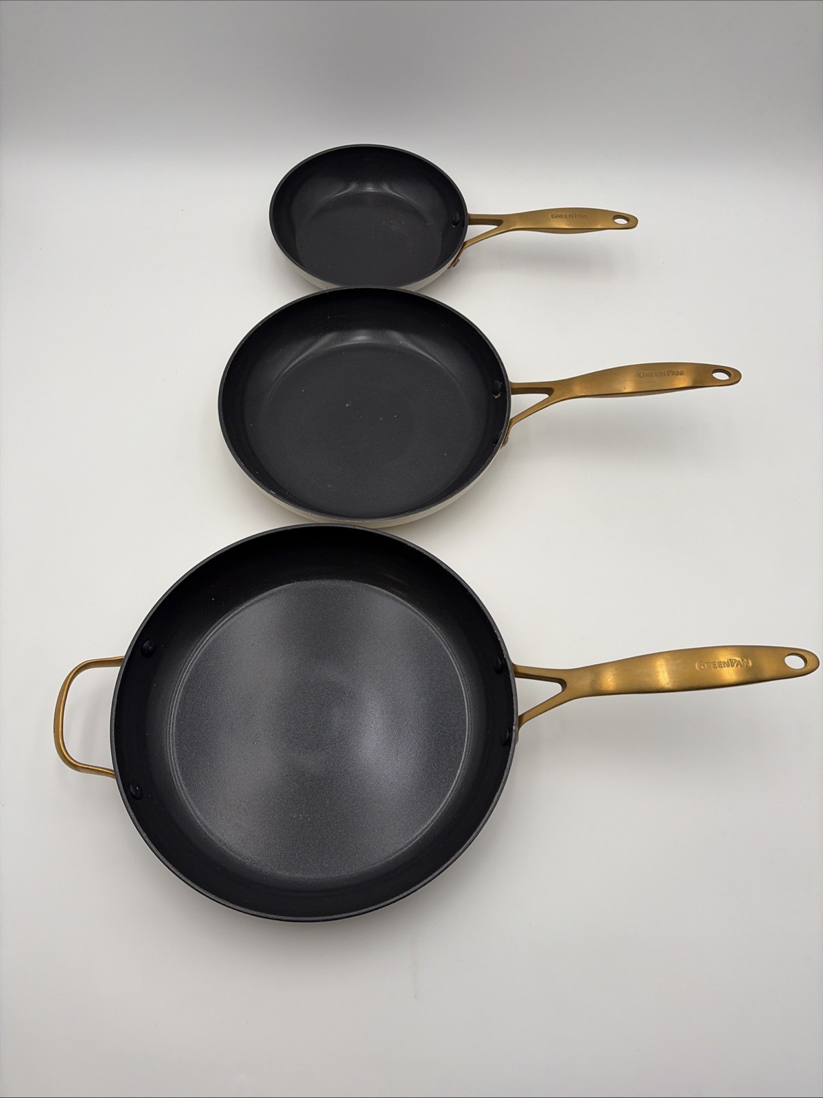 GreenPan Jewel Pro Ceramic Non-Stick 3-piece Fry Pan Set