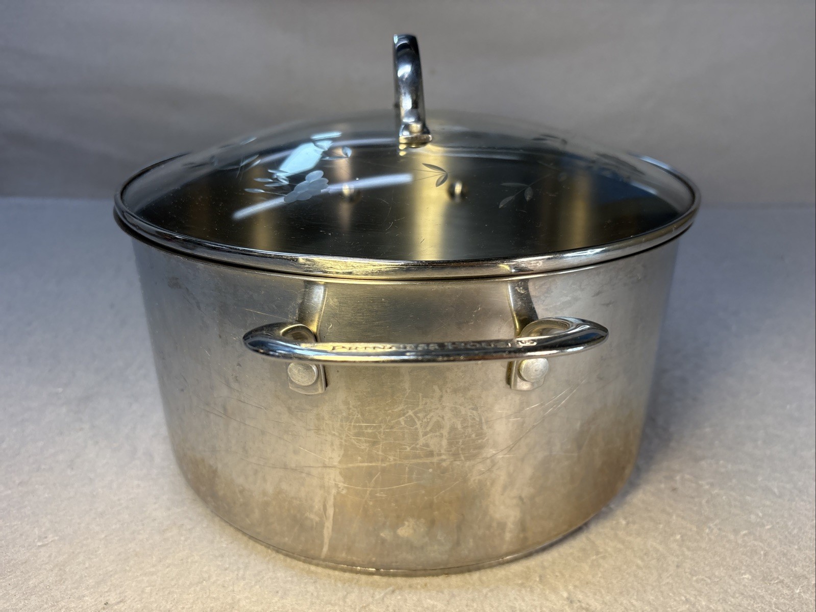 Princess House 9 QT 18/10 Stainless Steel Pot With Lid👁️