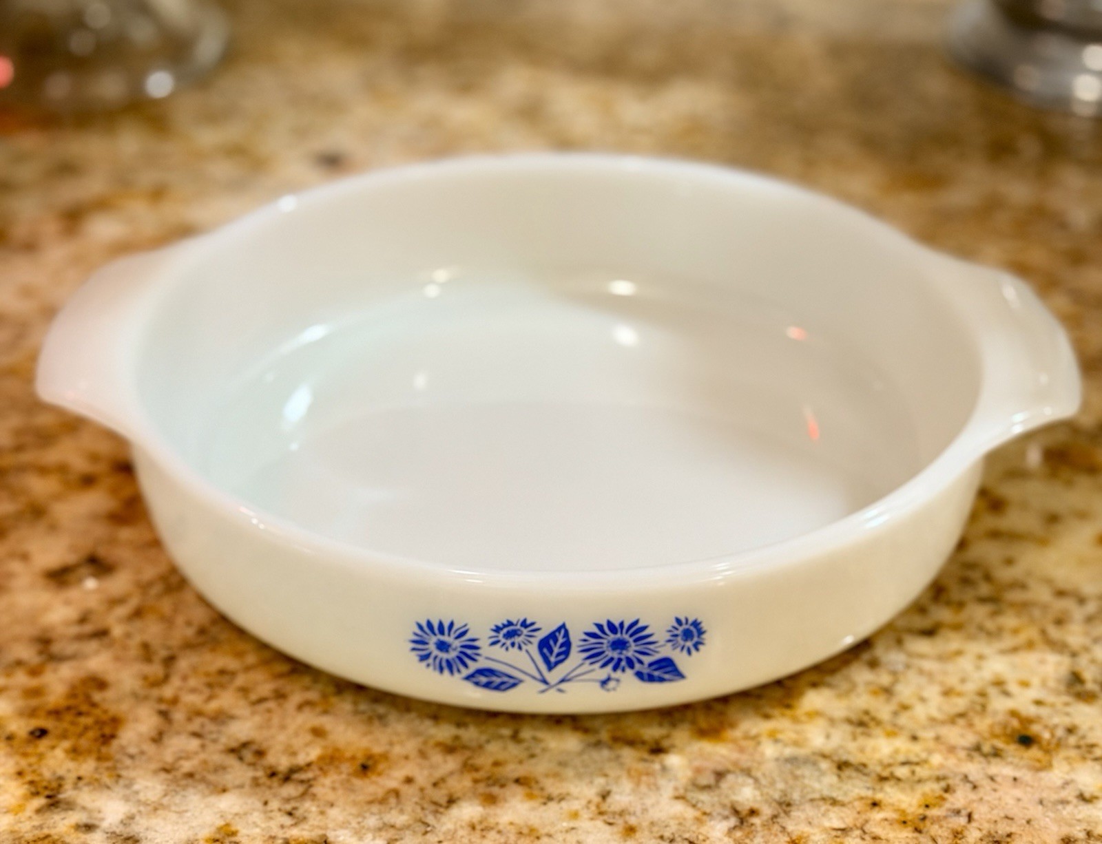 Vintage Anchor Hocking FIRE KING #429 Dish 9” Round 2” Depth USA