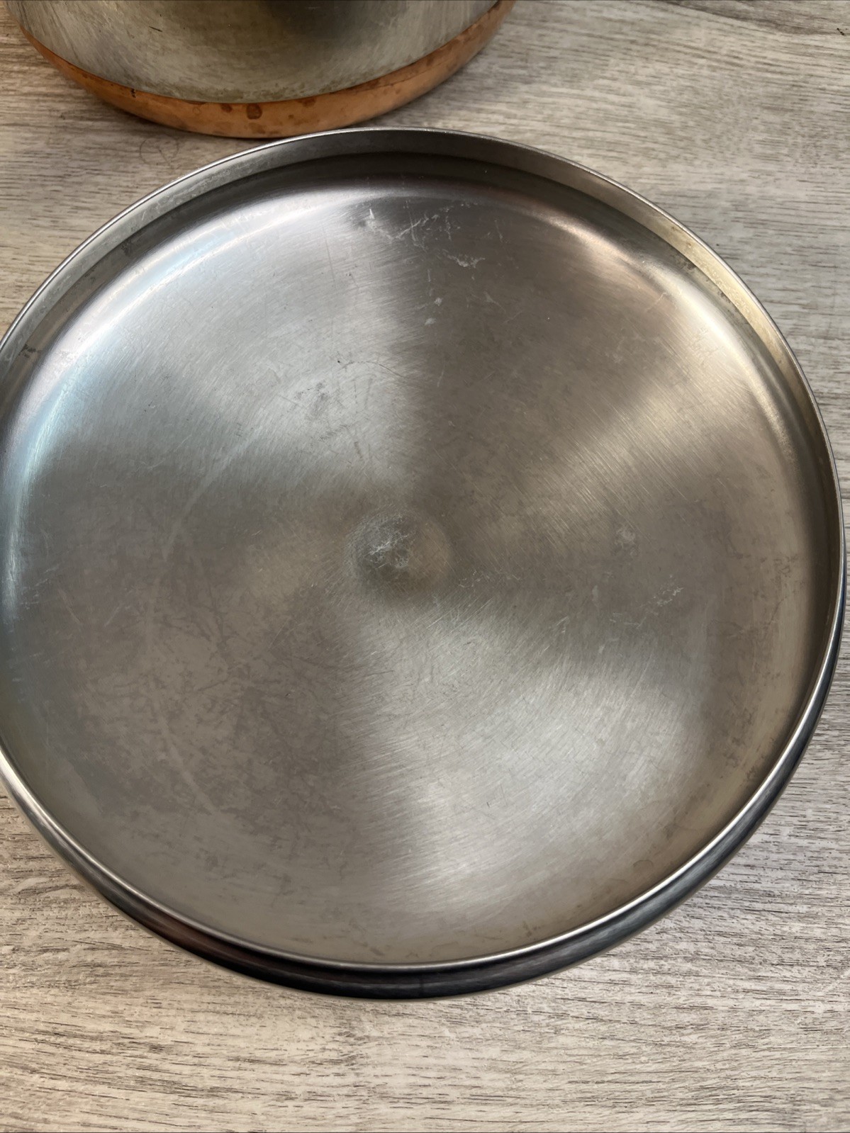 1801 Revere Ware Cook Set 8 Pc Copper Bottom Saucepan Stock Pot Assorted VTG #1