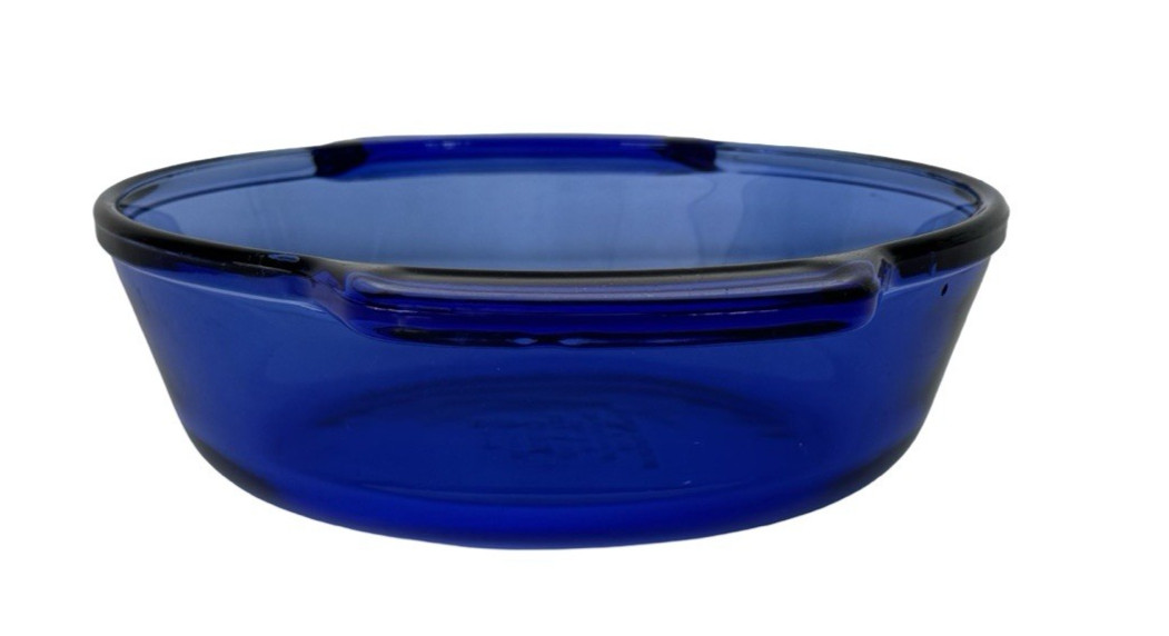 Anchor Hocking Ovenware Cobalt Blue 1.5 Qt Casserole Dish Baking Dish 8.25″ USA