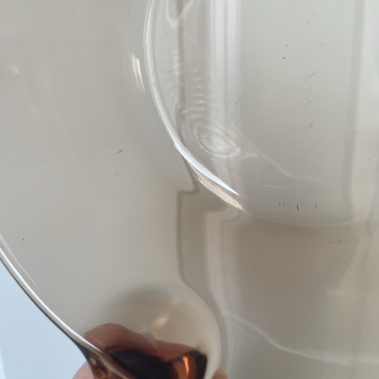 Vintage Pyrex Corning Vision Ware Amber 1L Glass Cooking Pot Spout Lid – USA