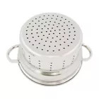 Gold Coast 4 Qt Multi-Cooker Aluminum Stockpot, Pasta Pot Insert and Glass Lid