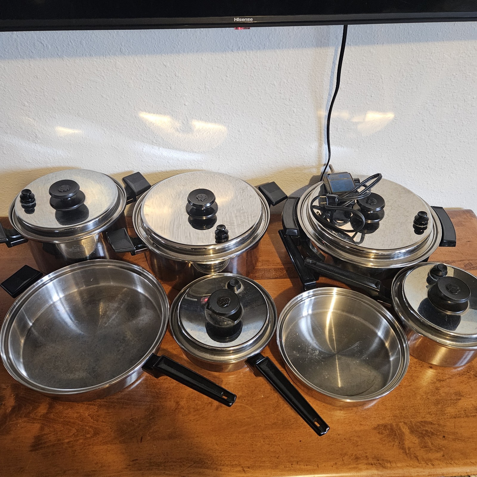 Royal Prestige 12 Pc Cookware Set 7 Ply Stainless Steel Titanium