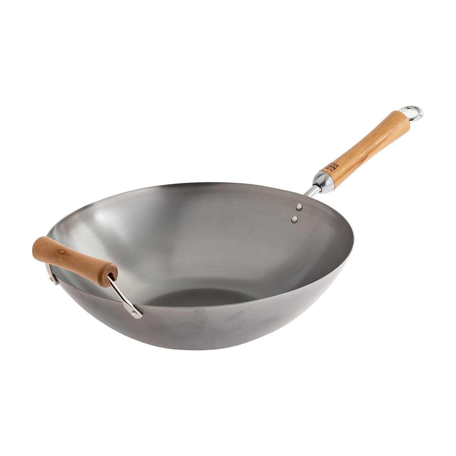 Joyce Chen Carbon Steel Wok 14-Inch Silver