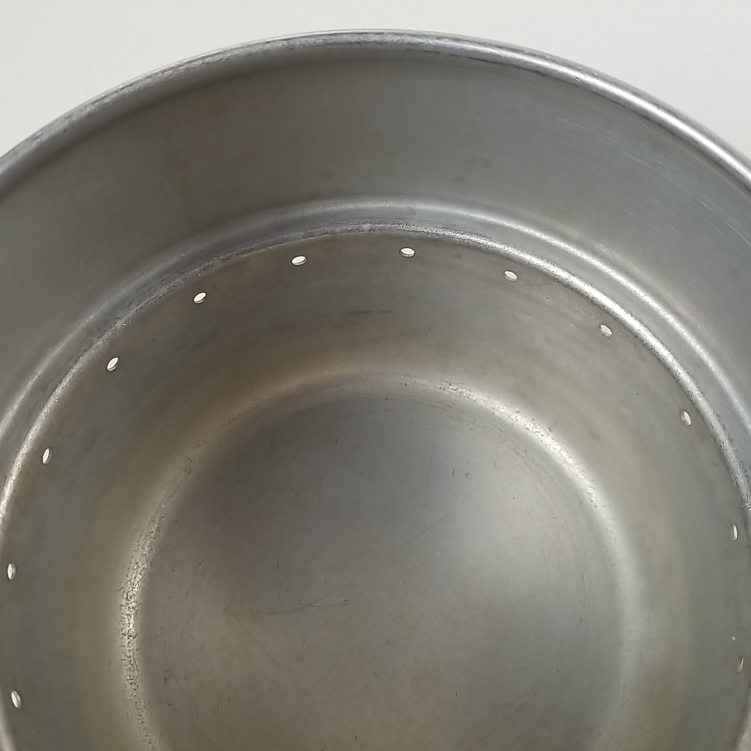 Comet Rice Steamer Pot Aluminum Double Stovetop Cooker Pan Excellent Vintage