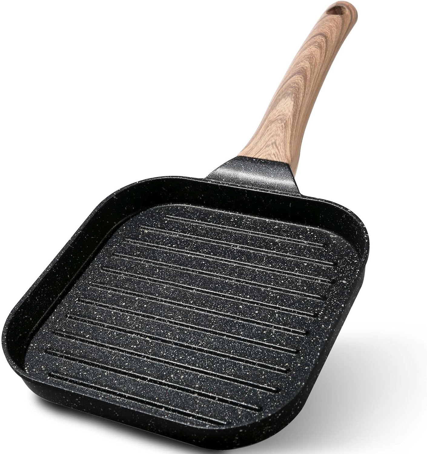 ESLITE LIFE 7 Inch Nonstick Small Grill Pan for Indoor