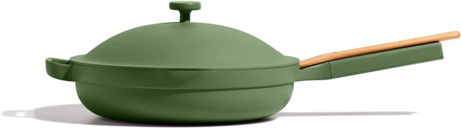 Our Place LARGE Always Pan 2.0 12.5” Ceramic Nonstick Pan w Lid SAGE READ