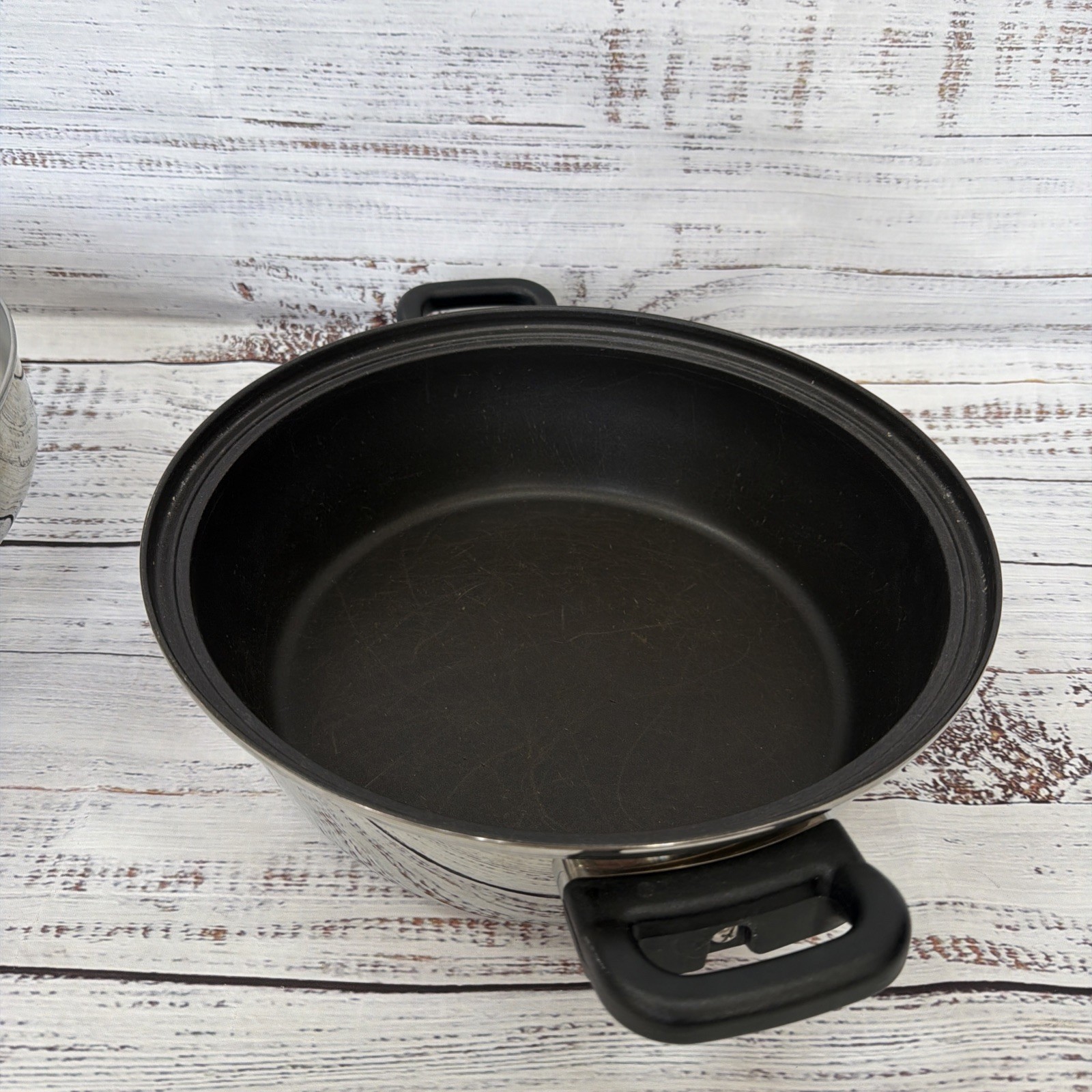 Ultrex 2 18-10 Stainless Frying Pan Glass Lid With Steam Release Valve 020802