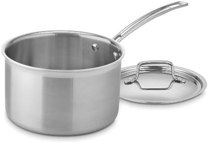 4-Quart Skillet, Stainless Steel Cookware Multiclad Pro Triple Ply Saucepan