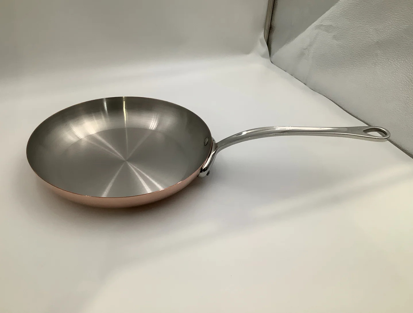 Mauviel M’150 S Copper Frying Pan With Cast Stainless Steel Handle, 10.2 In.