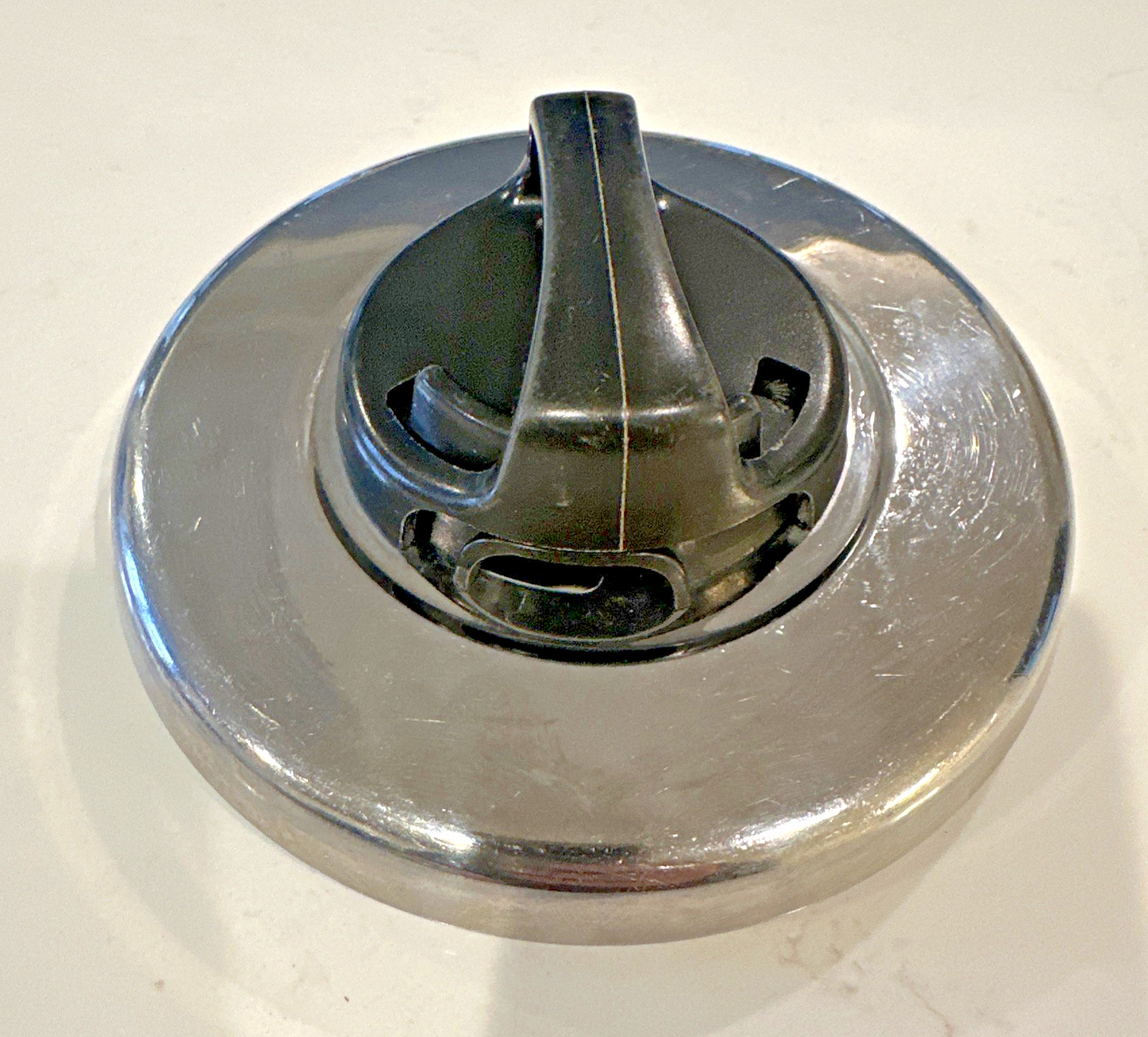 T-Fal Stainless Steel Pot Pan LID Only 6.25” Vented Black Handle 5.5” Inner Lip