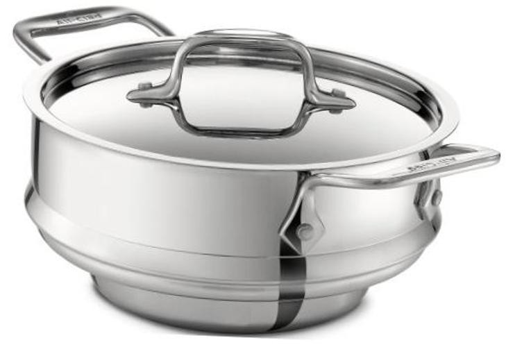All-Clad Specialty Stainless Steel Universal Steamer for Cooking 3 3 quart