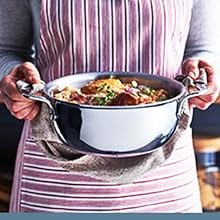 D3® Stainless Steel 2 Piece Cookware Set- Made in – Includes 8″ Frying Pan and 1