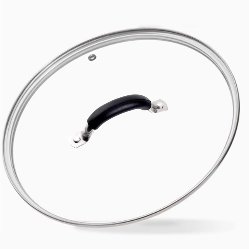 8 Inch Tempered Glass Lid for Lodge 8 Cast Iron Skillets 2QT Dutch Ovens -St…