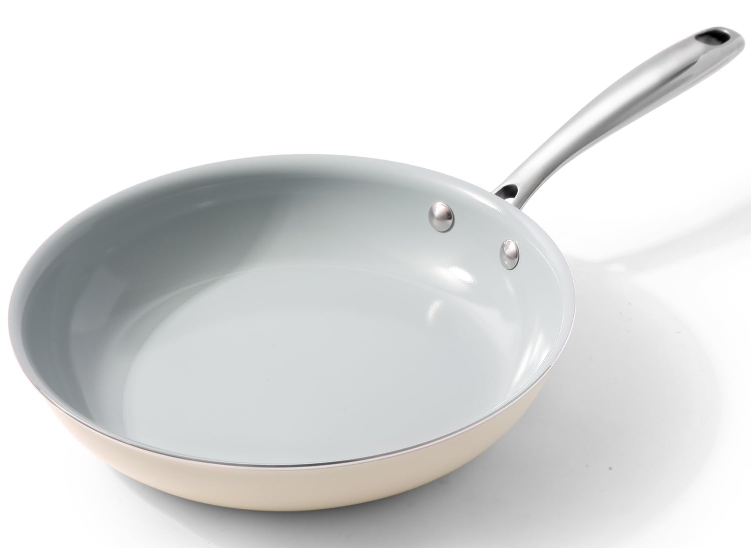 Nonstick Frying Pans Ceramic Skillet: 8Inches Non Stick Egg Fry Pan – PFOA PT…