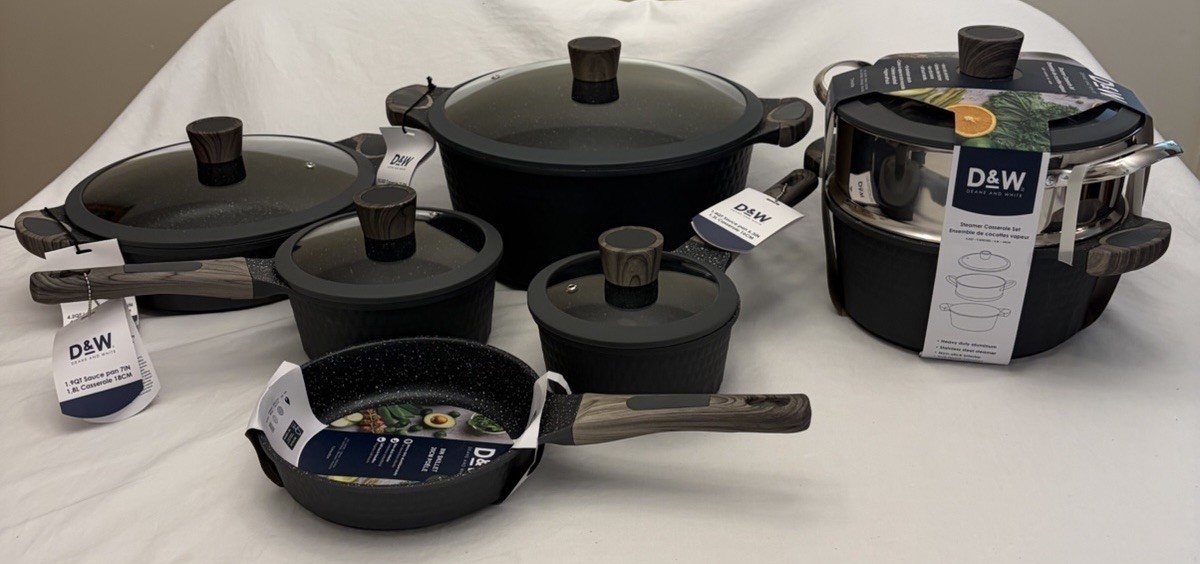 D&W Deane & White Premium Cookware Collection 12pc Set NWT
