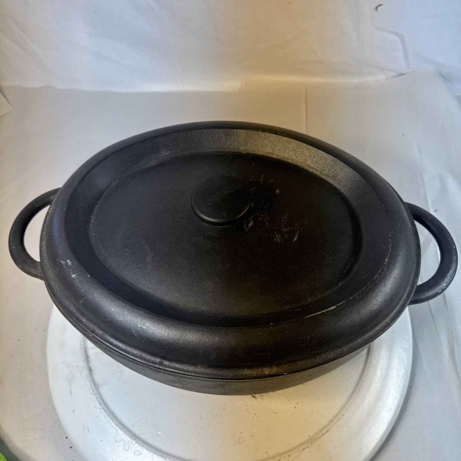 Paul Bocuse Nomar Cast Iron Oval Roaster Dutch Oven #33 Made In France RARE