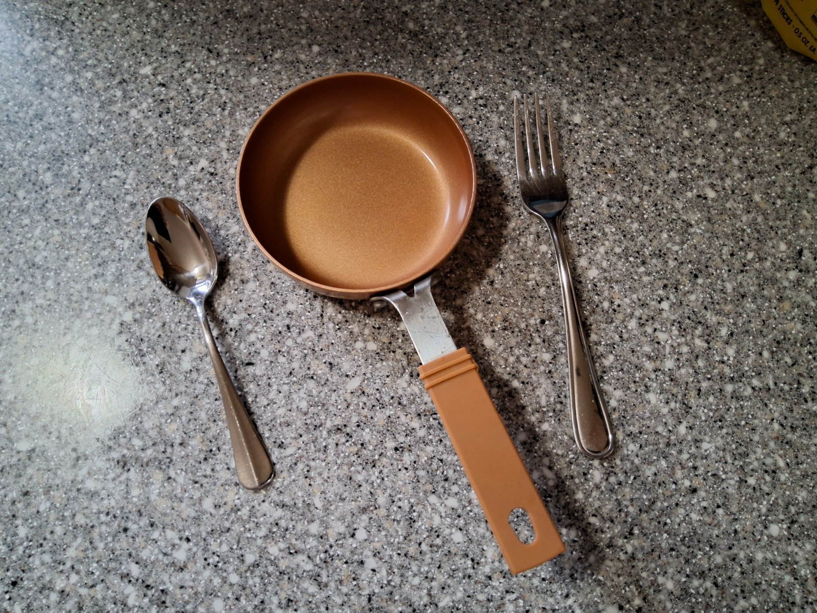Rare Copper Chef 5 inch mini egg frying Pan As Seen On TV
