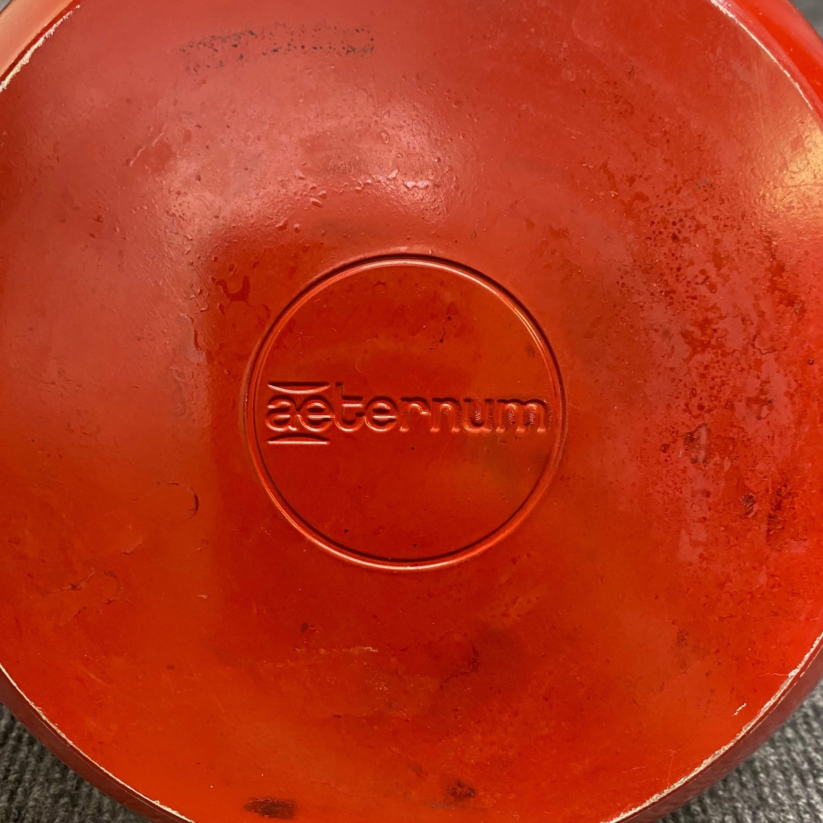 Aeternum Red Ceramic Non-Stick 8 Inch Frying Pan Skillet White Interior