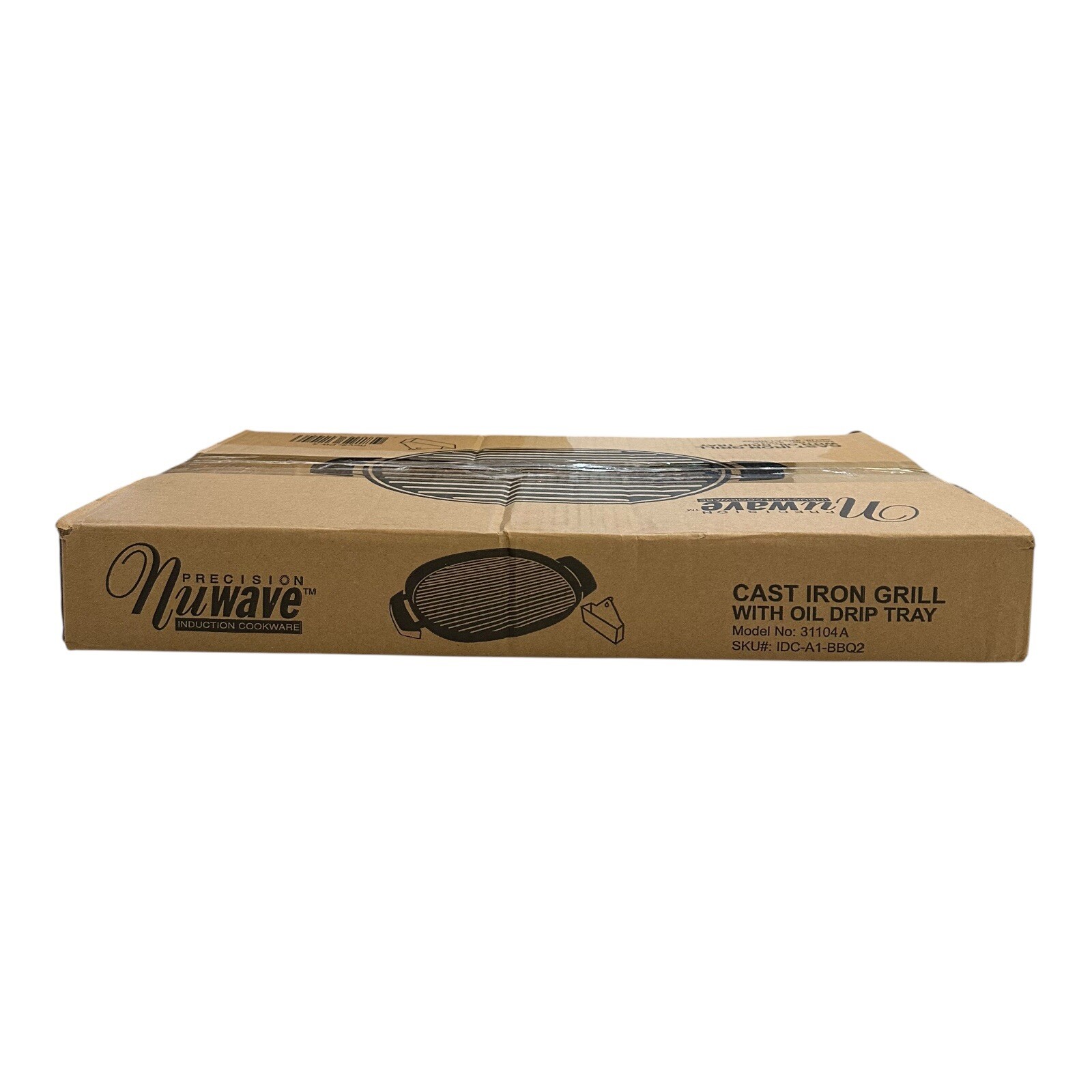 Precision NuWave Cast Iron Grill Model Black 31104A 16.5 x 10.25 in READ