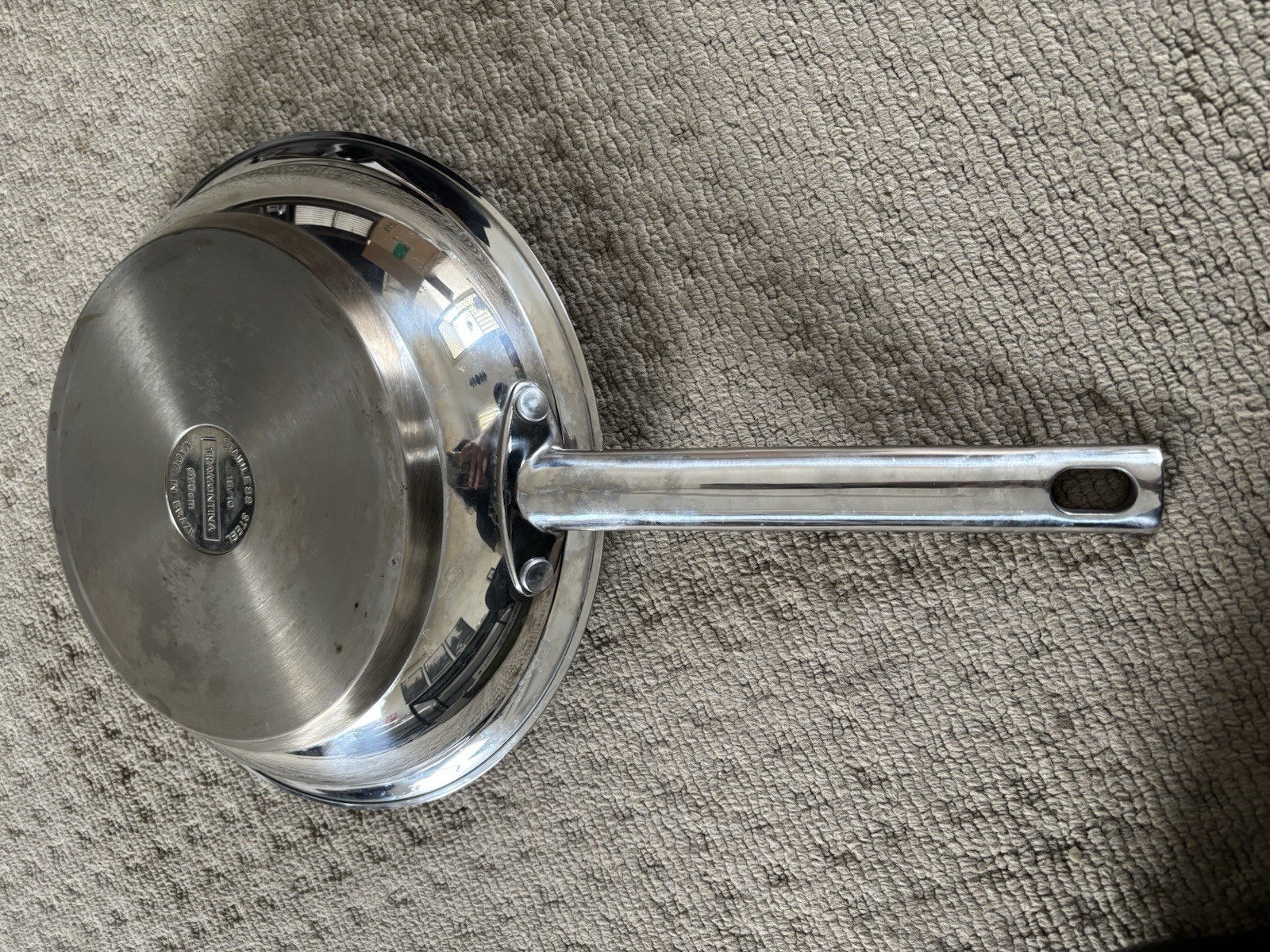 Tramontina 18/10 Stainless Steel 26 CM Brazil 11 Inch Frying Pan