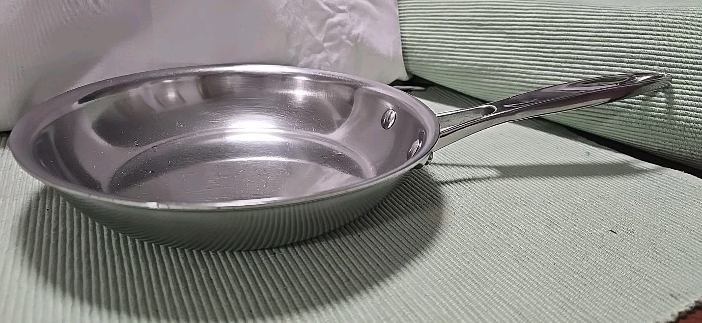 Food Network 9″ Stainless Steel Frying Pan Skillet Long Handle