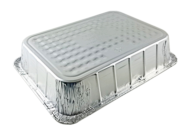 Handi-Foil 14 x 10 x 3 Deep Oblong Lasagna Casserole BBQ Aluminum Pan -REF# 367
