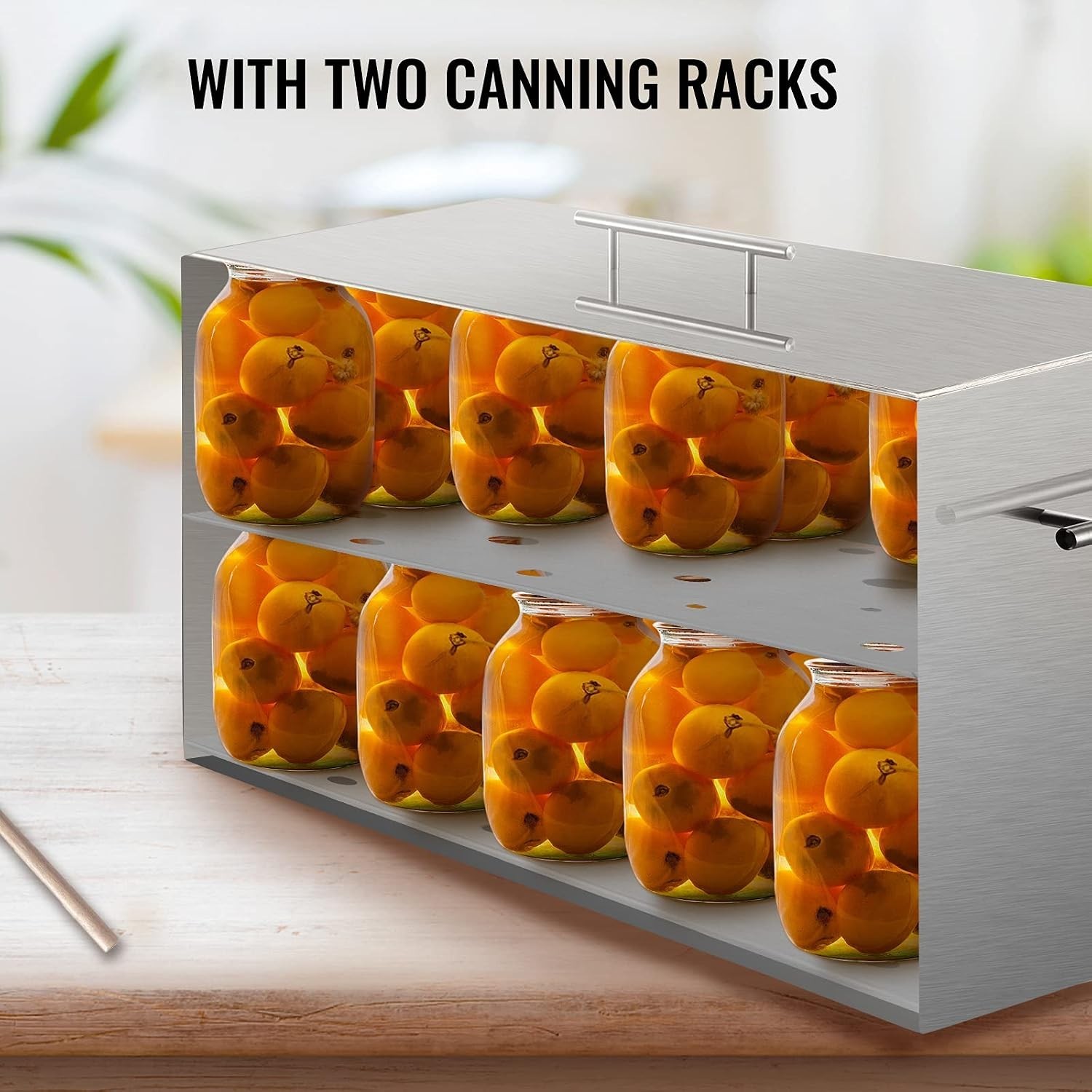 15 Quart Water Bath Canner – Stove Top Canning Pot with 2 Canning Racks, 304 …