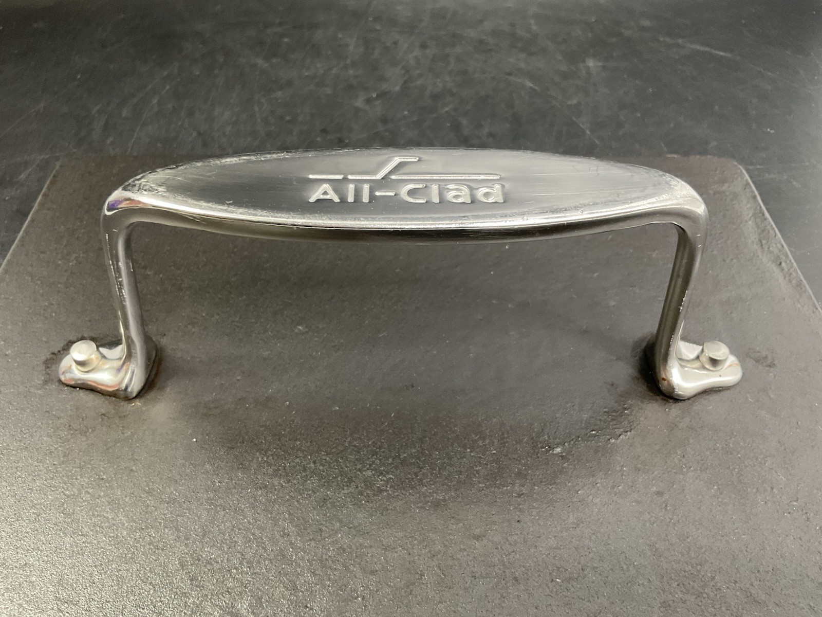 ALL CLAD PRESS Cast Iron Burger/Panini Press 10 x 8 Stainless Handle 5 Lbs.