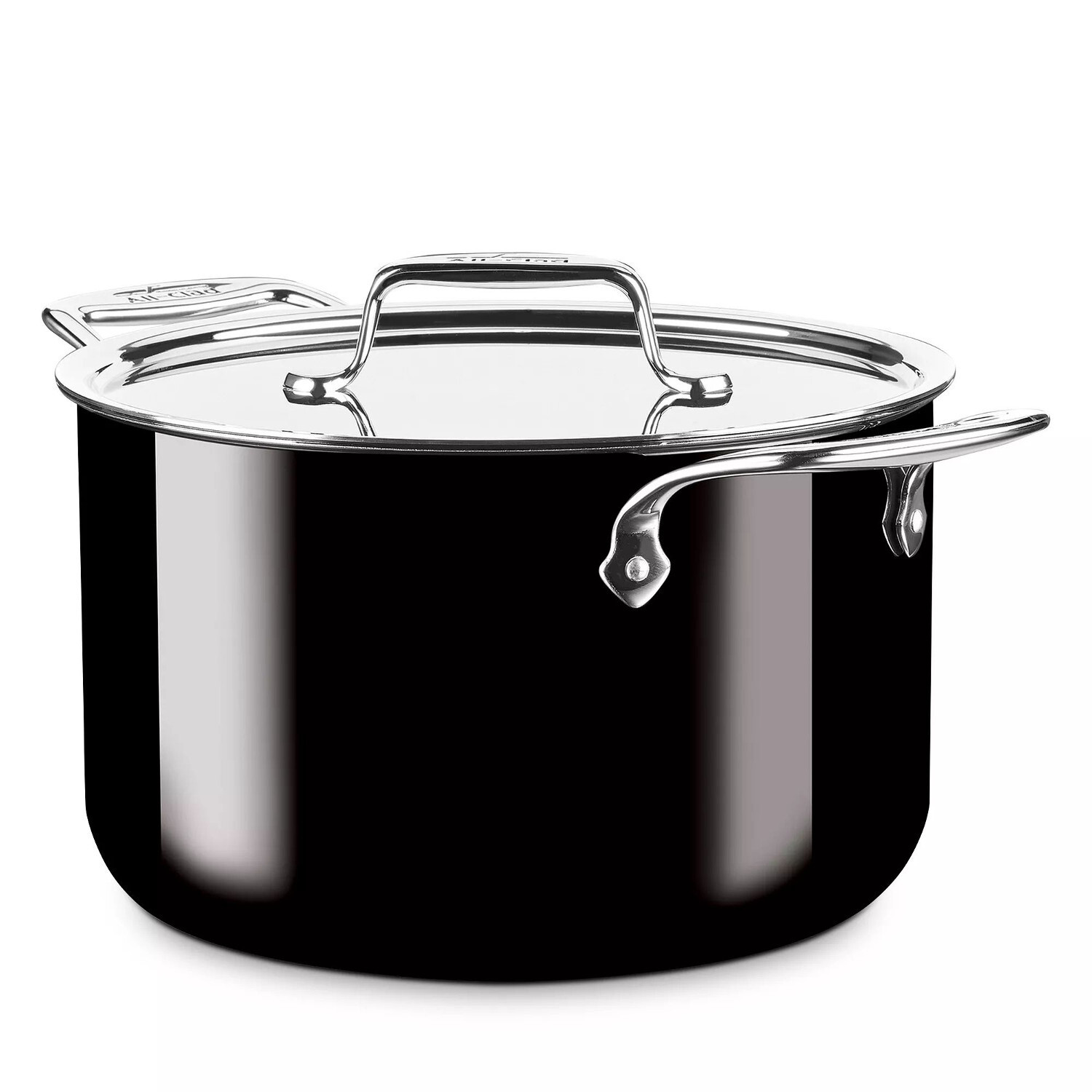 ALL-CLAD FusionTec 7 Quart Stock Pot, Black