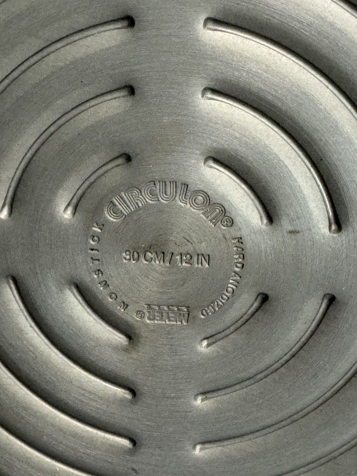 Circulon 12″ Pan Non Stick Hard Anodized Circular Flat Skillet Grill Griddle Pan