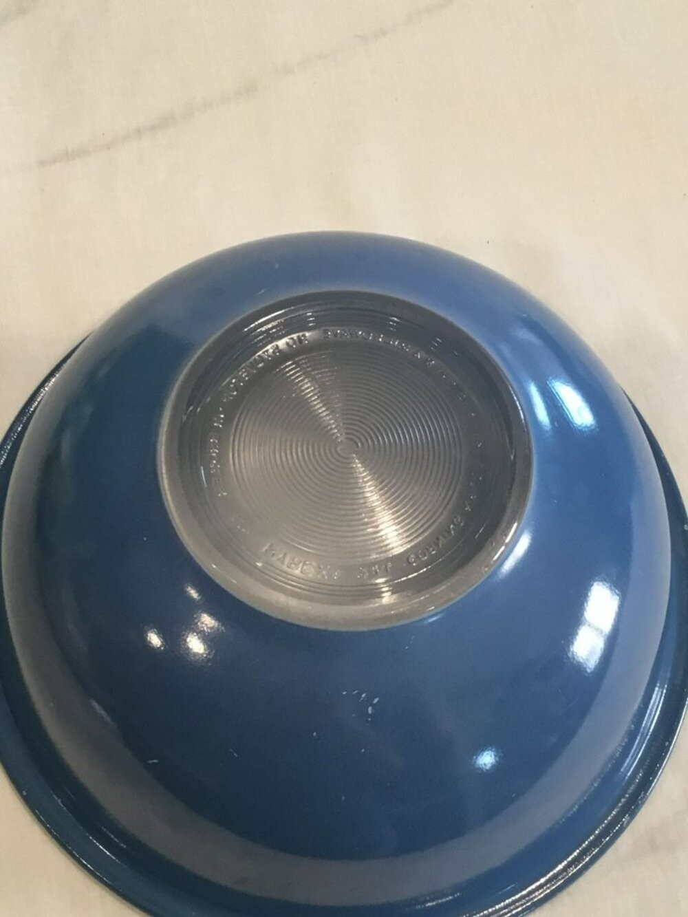 Vintage PYREX Moody Blues Clear Bottom Nesting Mixing Bowls – 322 / 323 / 325