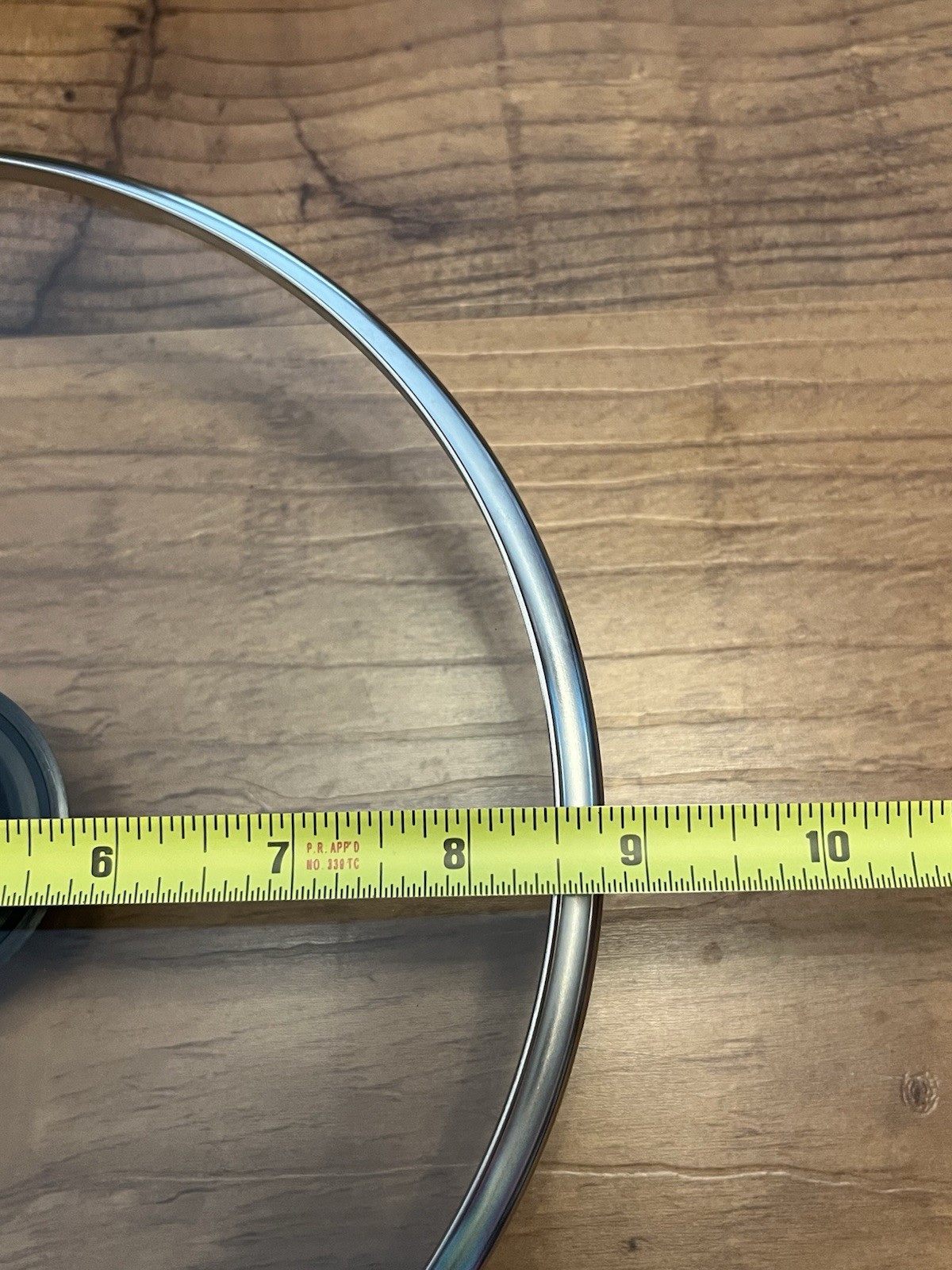 9” Inch Replacement Tramontina Round Glass Lid ONLY For 8.5″ Pot Pan Knob Handle