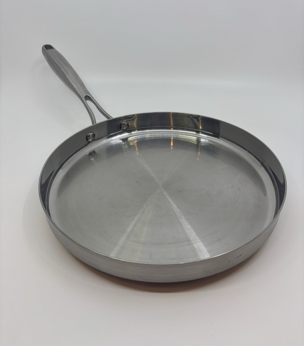 Technique Ti 10″ 18/10 Stainless Steel Copper Core Round Griddle Crepe Pan