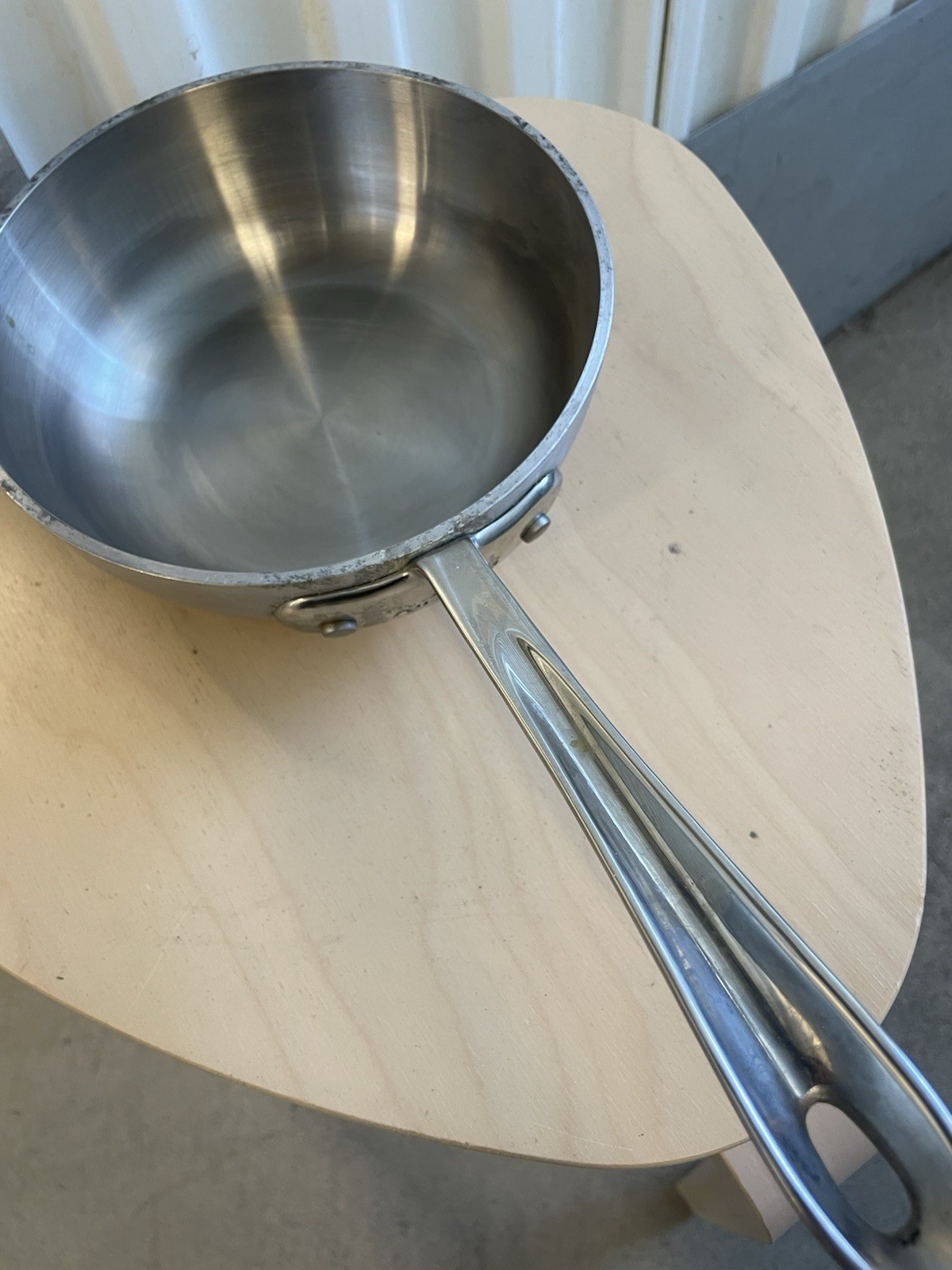 All Clad MC2 Master Chef Small Saucier Pan 1 Qt