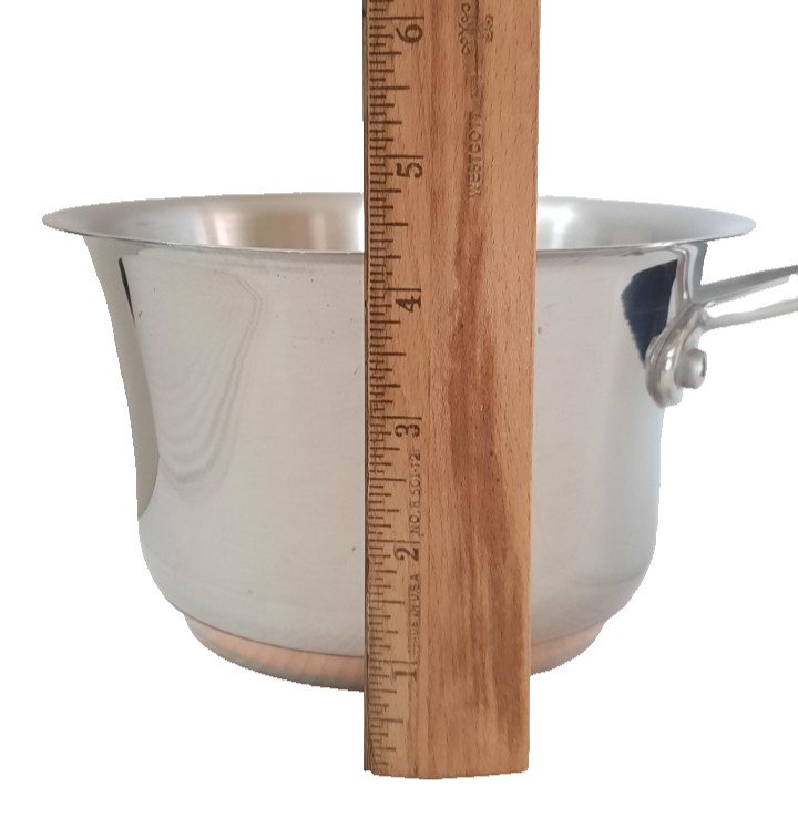Kirkland Signature Professional NSF Stainless Copper Core 1.7 Qt Saucepan & Lid