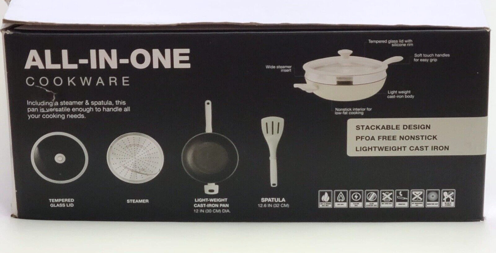 The Cellar All In One Cookware 4 Piece Pan Silver