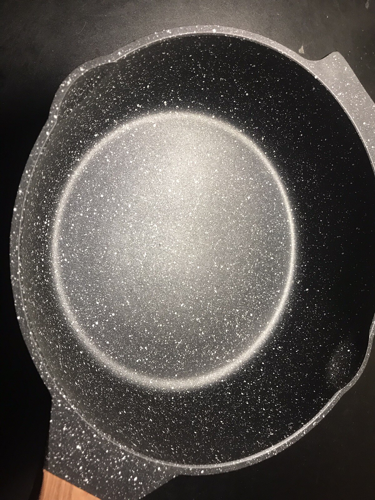 Eslite Life Deep Frying Pan with Lid Saute Pan Granite Coating, 11 Inch 5 Quart