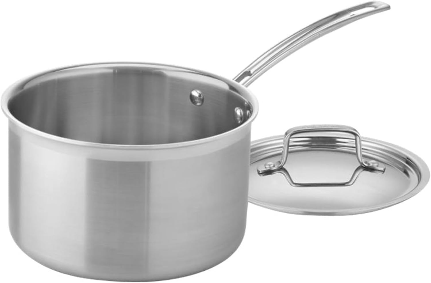 4-Quart Skillet, Stainless Steel Cookware Multiclad Pro Triple Ply Saucepan