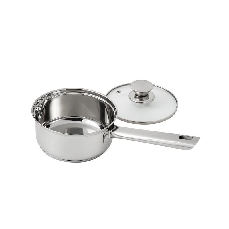 Stainless Steel 10 Pcs Cookware Set Induction Safe Kitchenware Essential Sliver