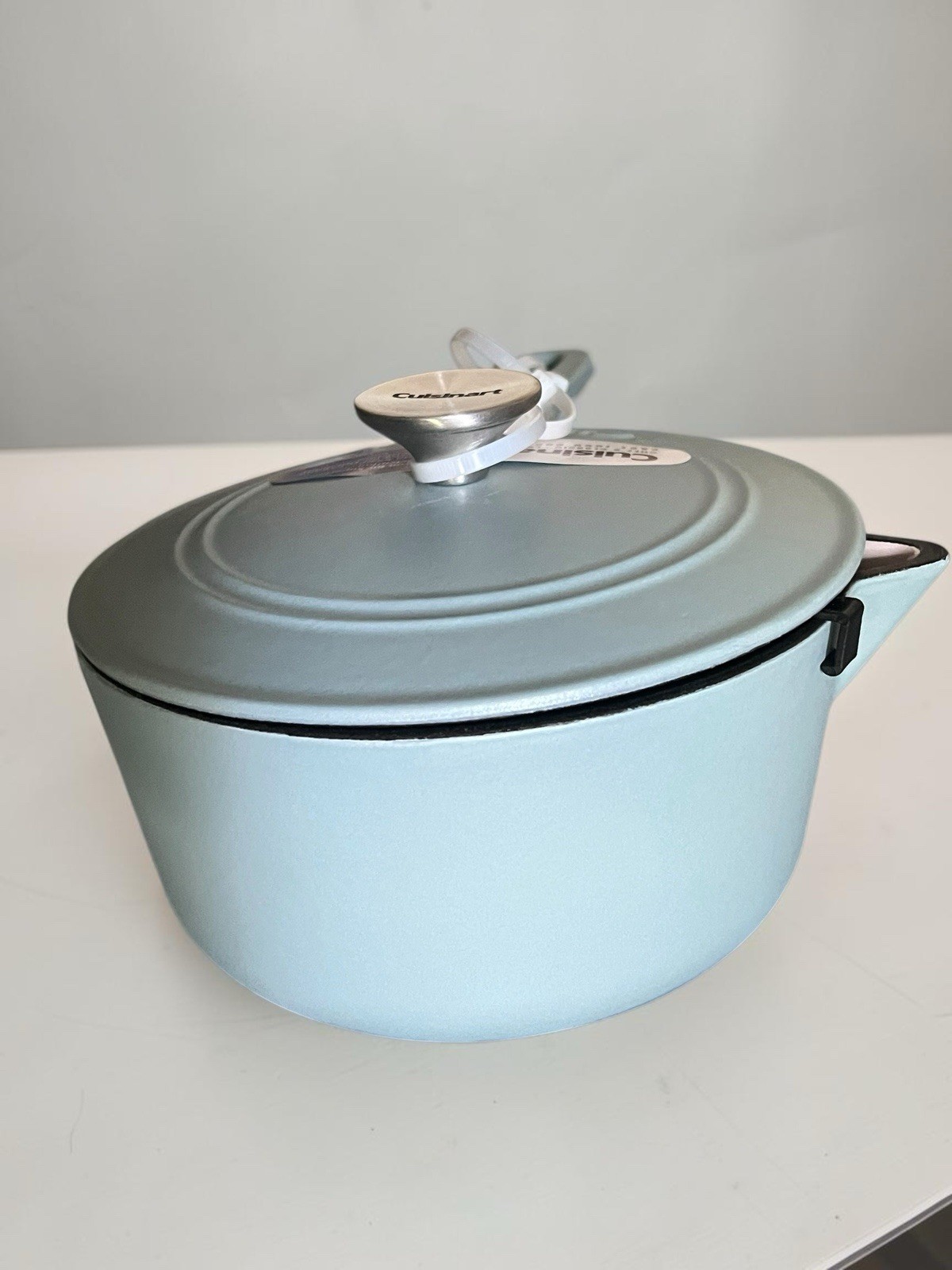 Cuisinart Chef’s Classic 2 Qt Enameled Cast Iron Saucepan w/ Lid Light Blue